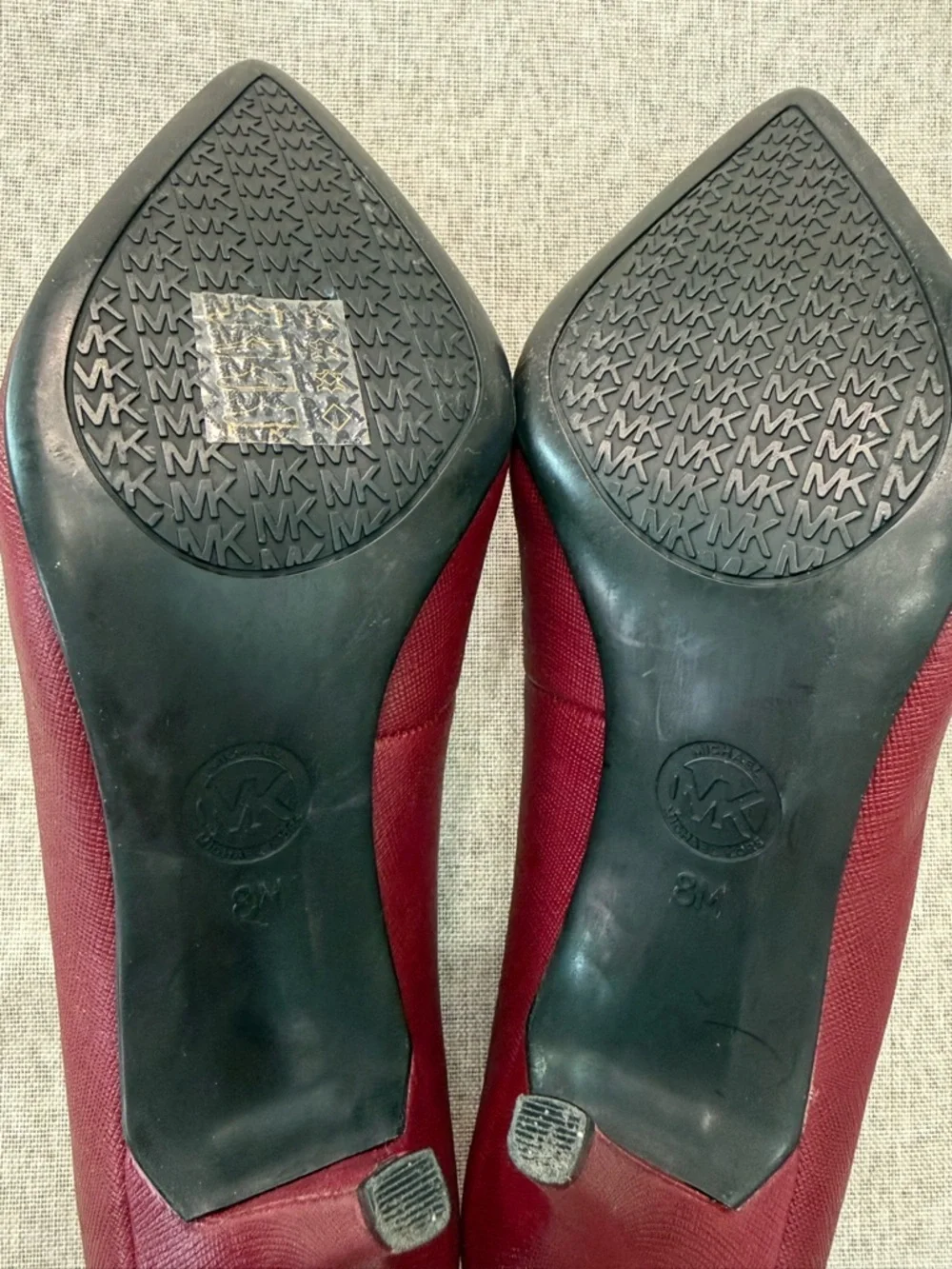 Michael Kors Merlot Saffiano Leather Flex Mid Pumps – Size 8M
